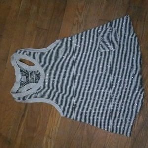 Imaginary Voyage Tank Top Size Medium Sequin front that Sparkle